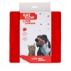 Eat Slow Live Longer Slikkemåtte Knogler Rød Eat Slow Live Longer Slikkemåtte Knogler Rød