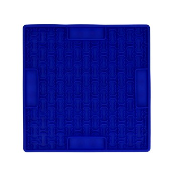 Slikkemåtte Knogler Blå Eat Slow Live Longer Slikkemåtte Knogler Blå Eat Slow Live Longer