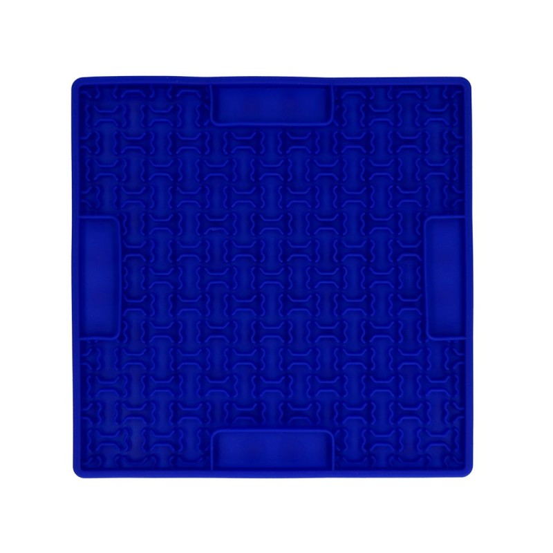 Slikkemåtte Knogler Blå Eat Slow Live Longer