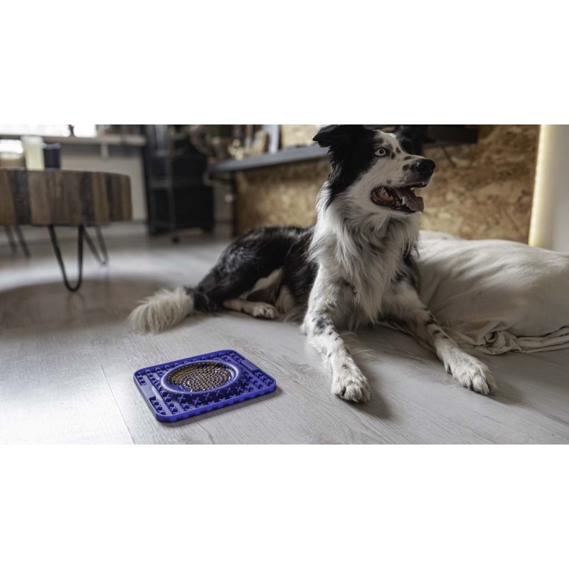 Eat Slow Live Longer Lick Mat Wave Blue Eat Slow Live Longer Lick Mat Wave Blue