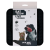 Eat Slow Live Longer Lick Mat Wave Grey Eat Slow Live Longer Lick Mat Wave Grey