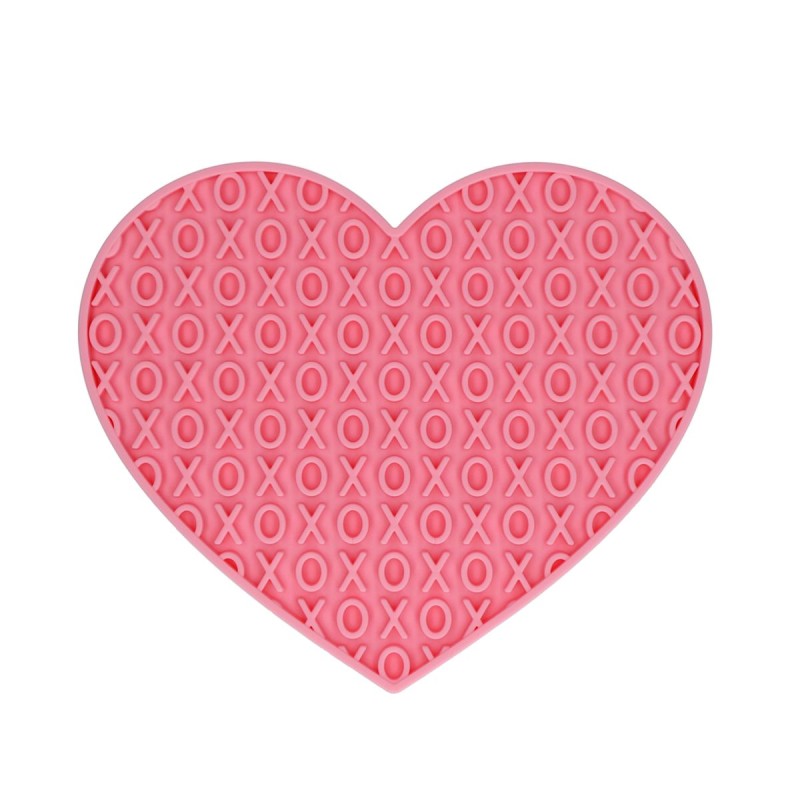 Slikkemåtte Dejlig Hjerte Pink Eat Slow Live Longer Slikkemåtte Dejlig Hjerte Pink Eat Slow Live Longer