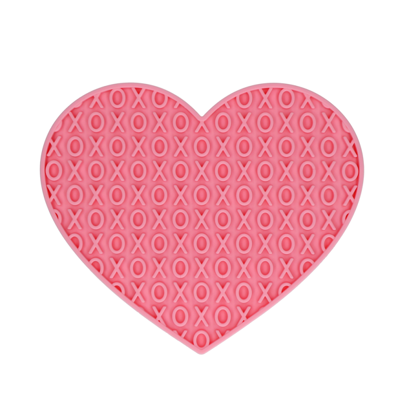Eat Slow Live Longer Slikkemåtte Dejlig Hjerte Pink Eat Slow Live Longer Slikkemåtte Dejlig Hjerte Pink