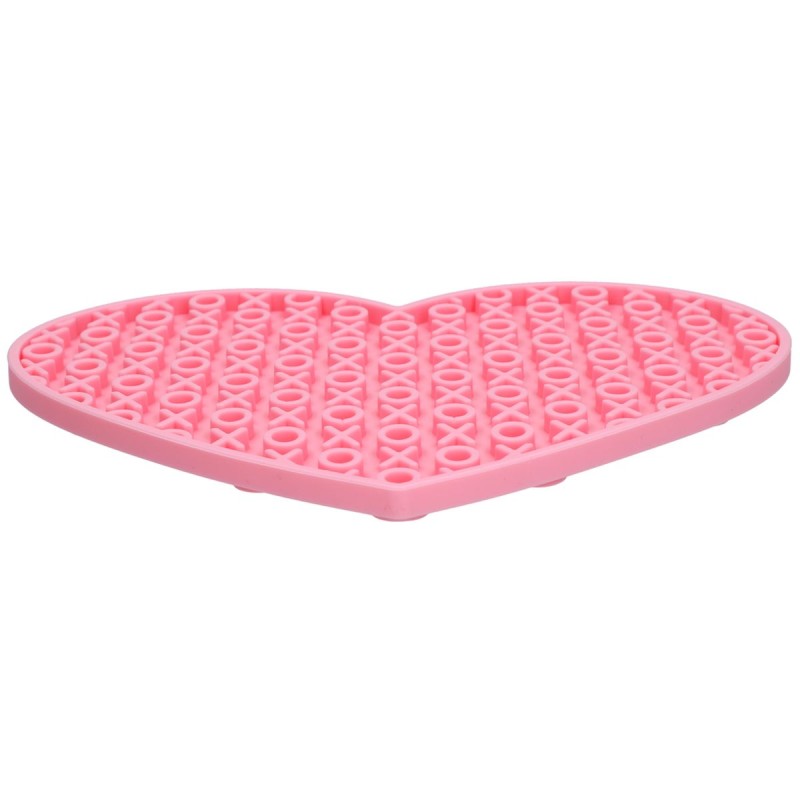 Slikkemåtte Dejlig Hjerte Pink Eat Slow Live Longer Slikkemåtte Dejlig Hjerte Pink Eat Slow Live Longer