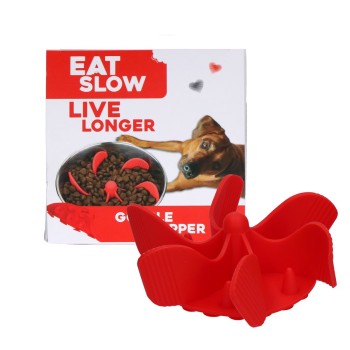 Gobble Stopper Rød Eat Slow Live Longer