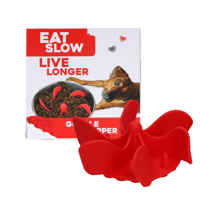 Eat Slow Live Longer Gobble Stopper Rød Eat Slow Live Longer Gobble Stopper Rød
