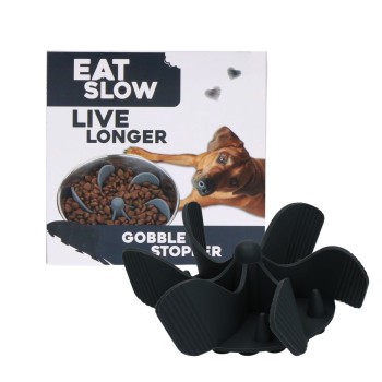 Gobble Stopper Grå Eat Slow Live Longer