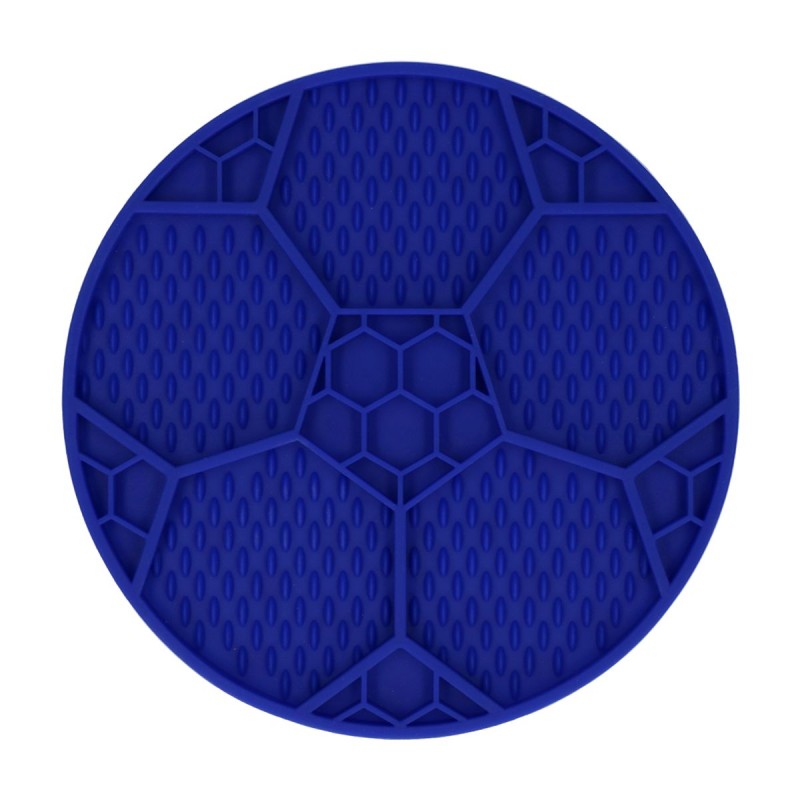 Slikkemåtte Fodbold Blå Eat Slow Live Longer