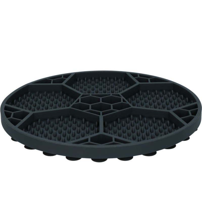 Slikkemåtte Fodbold Grå Eat Slow Live Longer