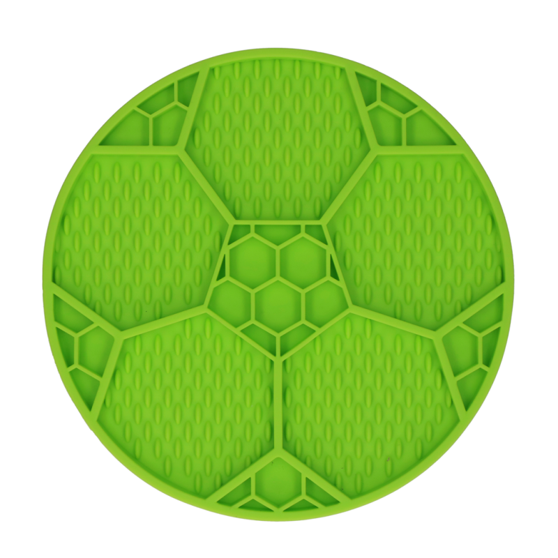 Eat Slow Live Longer Slikkemåtte Fodbold Grøn Eat Slow Live Longer Slikkemåtte Fodbold Grøn
