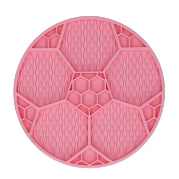 Slikkemåtte Fodbold Pink Eat Slow Live Longer Slikkemåtte Fodbold Pink Eat Slow Live Longer