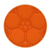 Slikkemåtte Fodbold Orange (Limited Edition EC) Eat Slow Live Longer