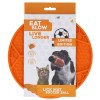 Slikkemåtte Fodbold Orange (Limited Edition EC) Eat Slow Live Longer