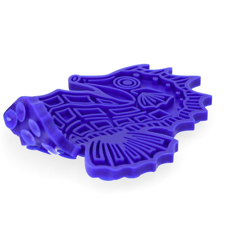 Slikkemåtte Søhest Blå Eat Slow Live Longer