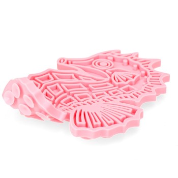 Slikkemåtte Søhest Pink Eat Slow Live Longer