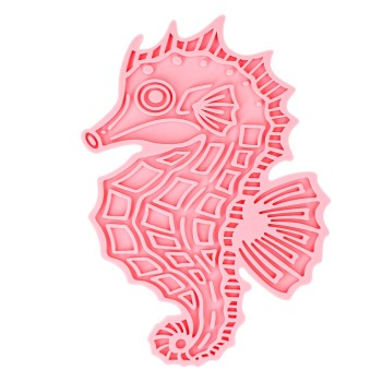 Slikkemåtte Søhest Pink Eat Slow Live Longer Slikkemåtte Søhest Pink Eat Slow Live Longer