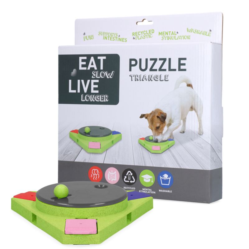 Eat Slow Live Longer Puslespilstrekant Eat Slow Live Longer Puslespilstrekant