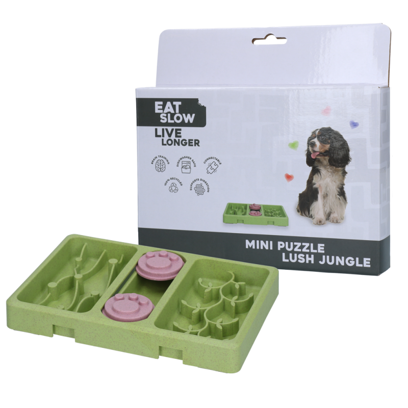 Eat Slow Live Longer Mini-puslespil Frodig Jungle Eat Slow Live Longer Mini-puslespil Frodig Jungle