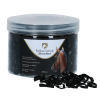 Excellent Horse Silikone sorte elastikker til flet Excellent Horse Silikone sorte elastikker til flet