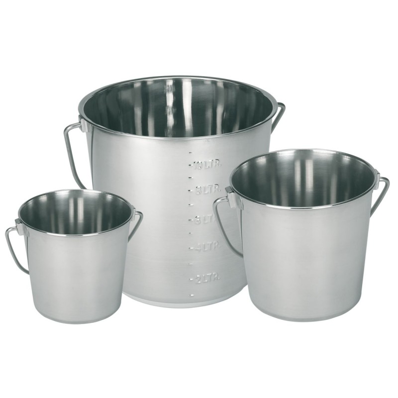 Rustfri stålspand 5,7 l L27cm Rustfri stålspand 5,7 l L27cm