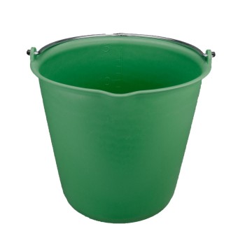 Spand 15 l med hældetud Mørkegrøn L36cm