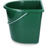Spand med flad side 15 l Grøn L31cm Spand med flad side 15 l Grøn L31cm