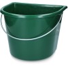 Spand med flad side 15 l Grøn L31cm Spand med flad side 15 l Grøn L31cm