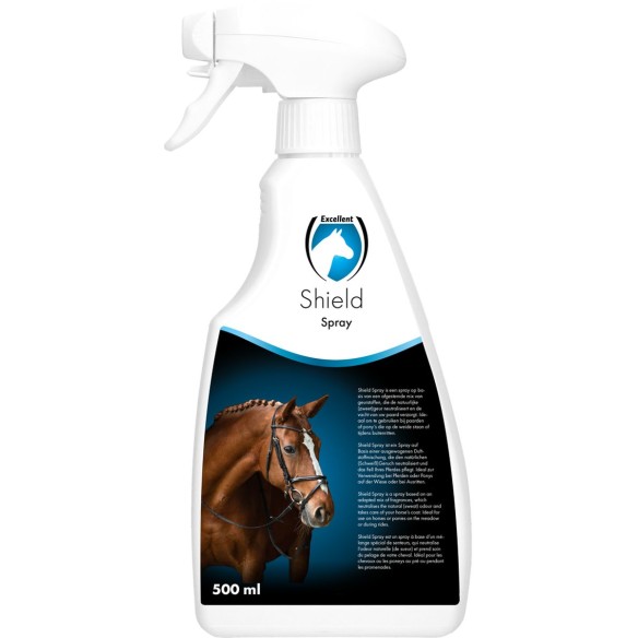 Beskyttelsesspray Pels 500 ml Excellent Horse neutraliserer duft der tiltrækker fluer