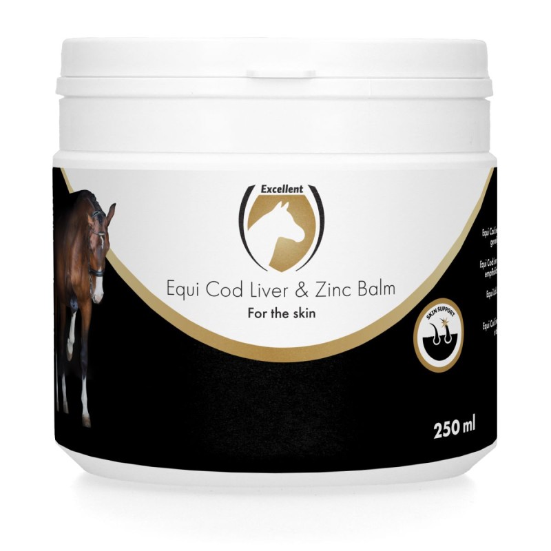 Levertran og zinksalve 250 ml Excellent Horse