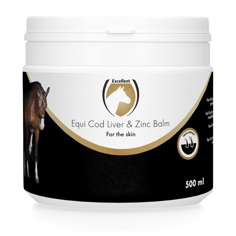 Levertran og zinksalve 500 ml Excellent Horse