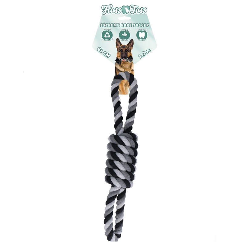 Dental Rope Exteme 8-Tugger - 61 cm Floss Toss