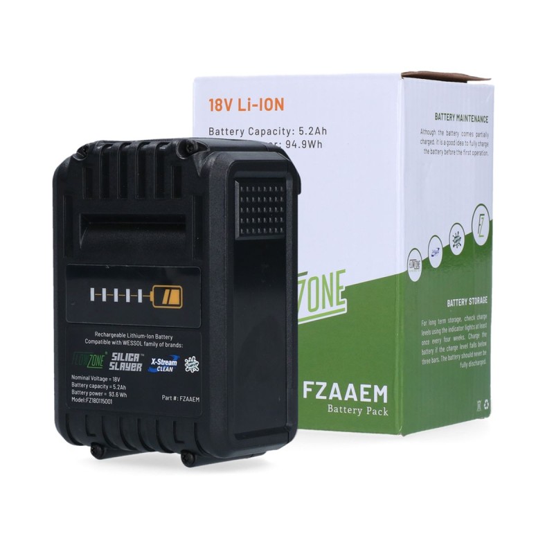 FlowZone batteri 18V/5,2 Ah FlowZone batteri 18V/5,2 Ah