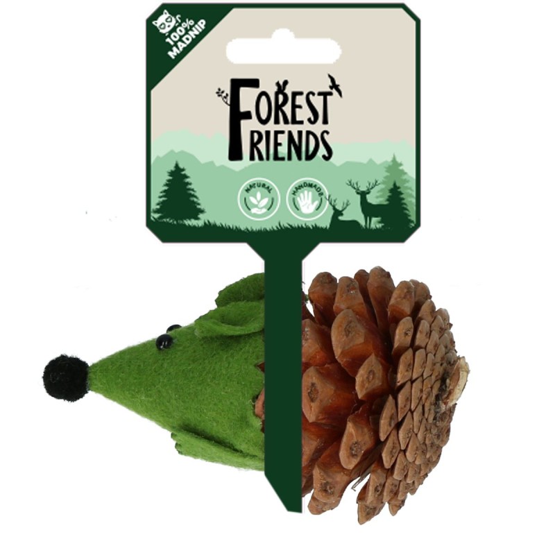 Mus Grøn Kattelegetøj Forest Friends