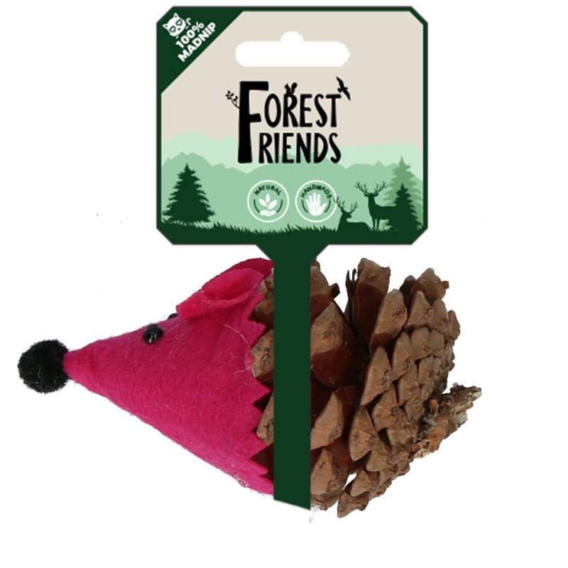 Mus Pink Kattelegetøj Forest Friends