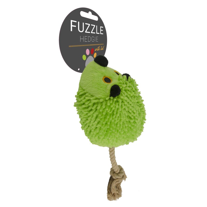 Fuzzle Hedgie med hale grøn Fuzzle Hedgie med hale grøn