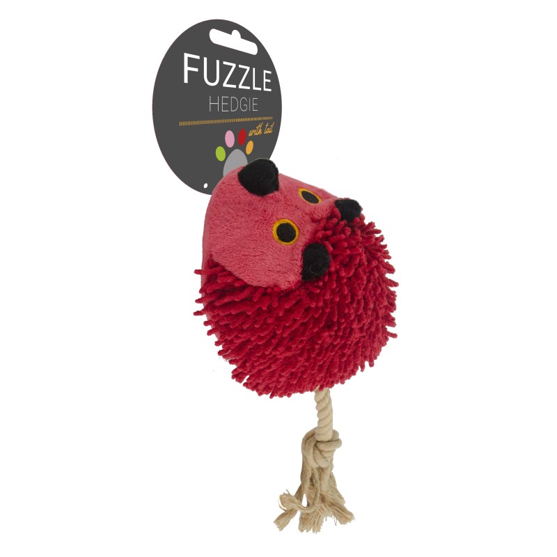 Fuzzle Hedgie med hale rød Fuzzle Hedgie med hale rød