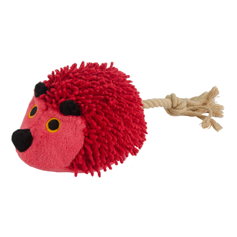 Fuzzle Hedgie med hale rød Fuzzle Hedgie med hale rød