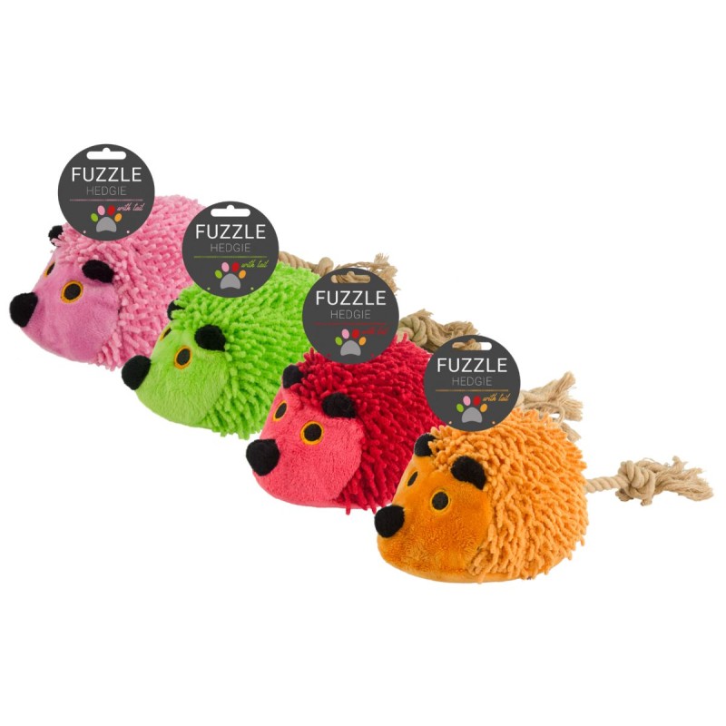 Fuzzle Hedgie med hale rød Fuzzle Hedgie med hale rød