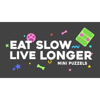 ;ini-puslespil Crazy River Eat Slow Live Longer M ;ini-puslespil Crazy River Eat Slow Live Longer M