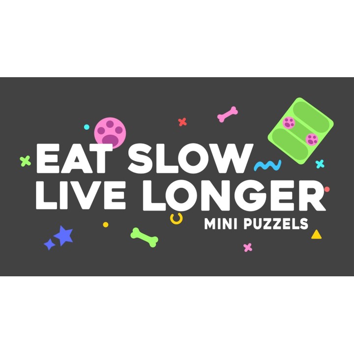 ;ini-puslespil Crazy River Eat Slow Live Longer M