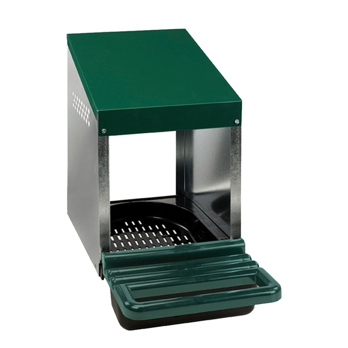 Æglæggerrede til fjerkræ, plastikgulv, 1 rum (op til 5 høner) L47cm Gaun