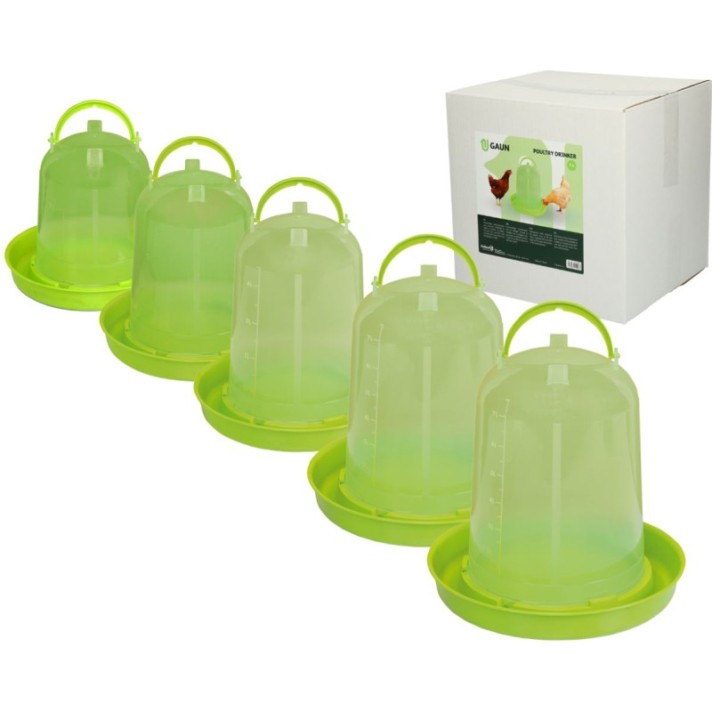Drikkekar til fjerkræ, grøn citron, 8 liter Gaun Drikkekar til fjerkræ, grøn citron, 8 liter Gaun