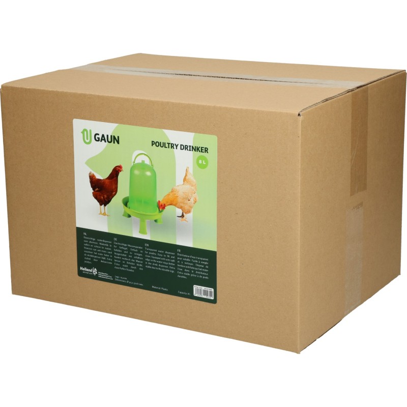 Gaun Drikkekar med ben til fjerkræ, grøn citron, 8 l L39.5cm Gaun Drikkekar med ben til fjerkræ, grøn citron, 8 l L39.5cm
