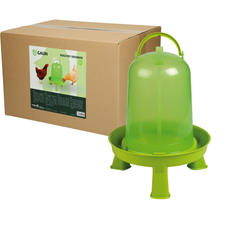 Gaun Drikkekar med ben til fjerkræ, grøn citron, 8 l L39.5cm Gaun Drikkekar med ben til fjerkræ, grøn citron, 8 l L39.5cm