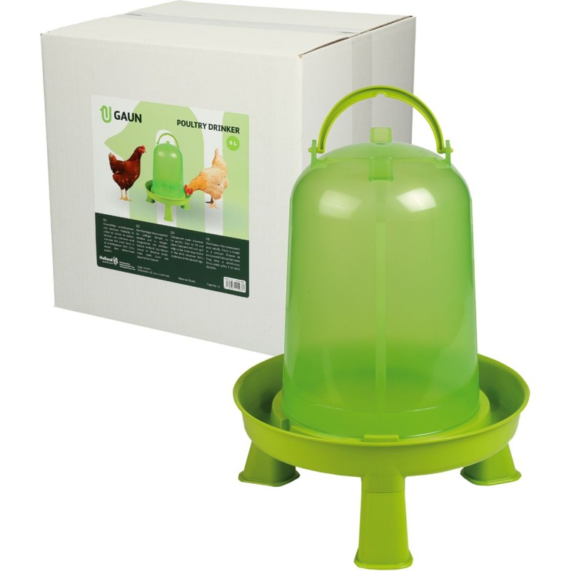 Drikkekar med ben til fjerkræ, grøn citron, 5 liter Gaun