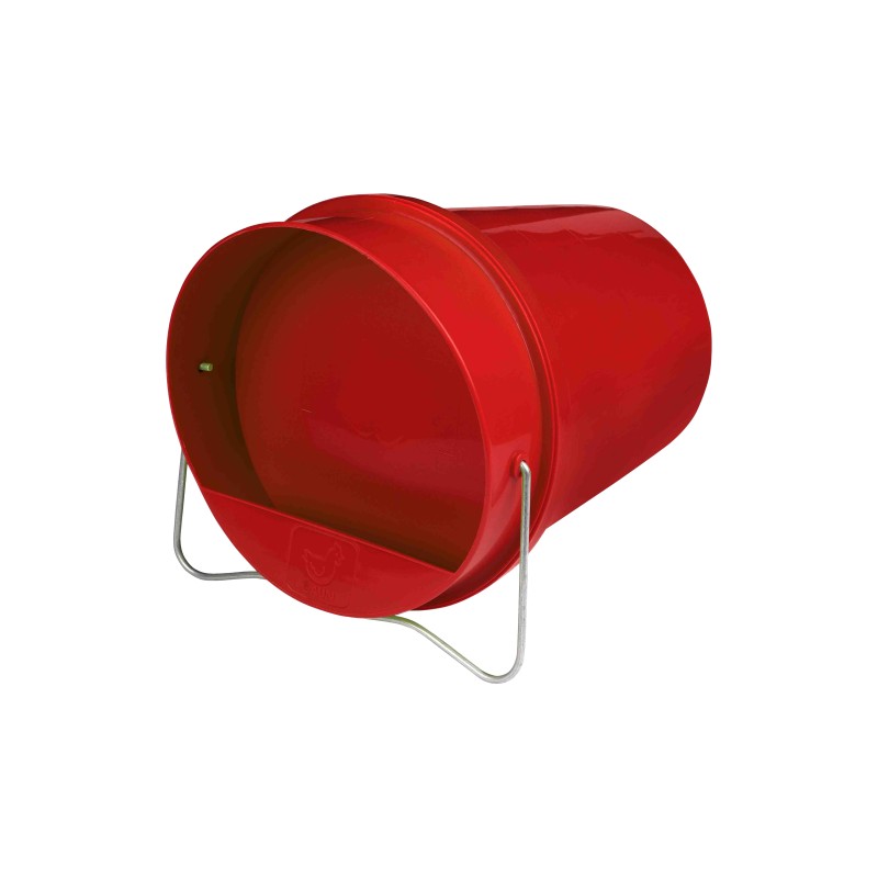 Gaun Drikkespand til fjerkræ i plastik, 6 l, rød L28cm Gaun Drikkespand til fjerkræ i plastik, 6 l, rød L28cm