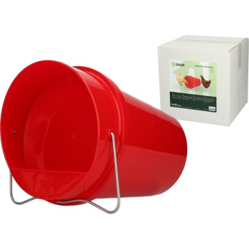 Drikkespand til fjerkræ i plastik, 6 l, rød  Gaun