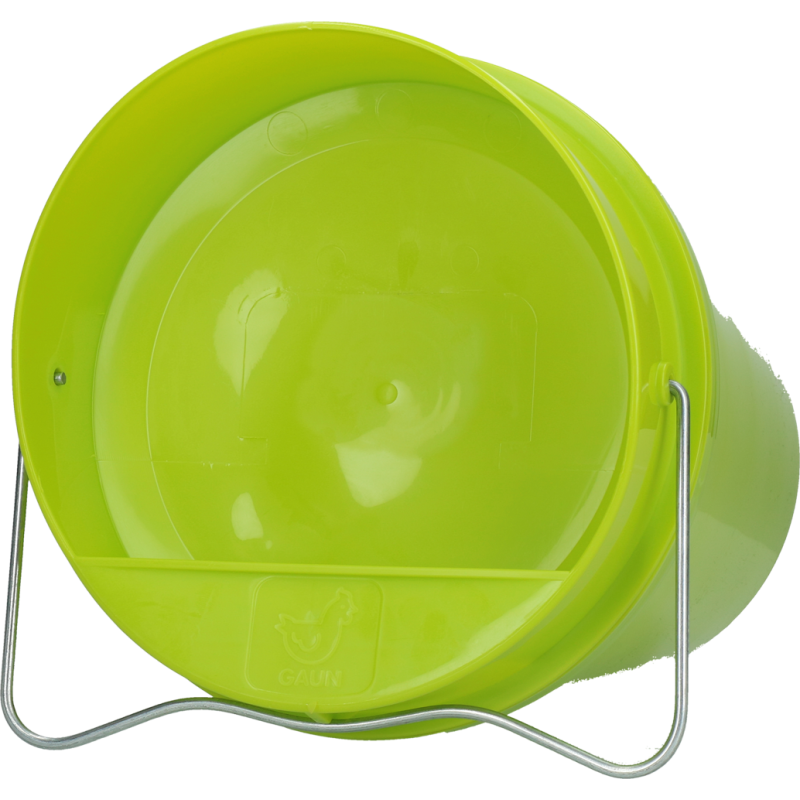 Gaun Drikkespand til fjerkræ i plastik, 6 l, grøn citron L28cm Gaun Drikkespand til fjerkræ i plastik, 6 l, grøn citron L28cm