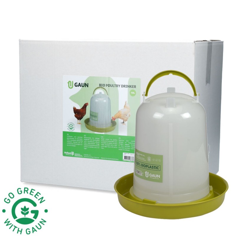 Drikkekar til fjerkræ Bio Grøn Citron 10 liter Gaun