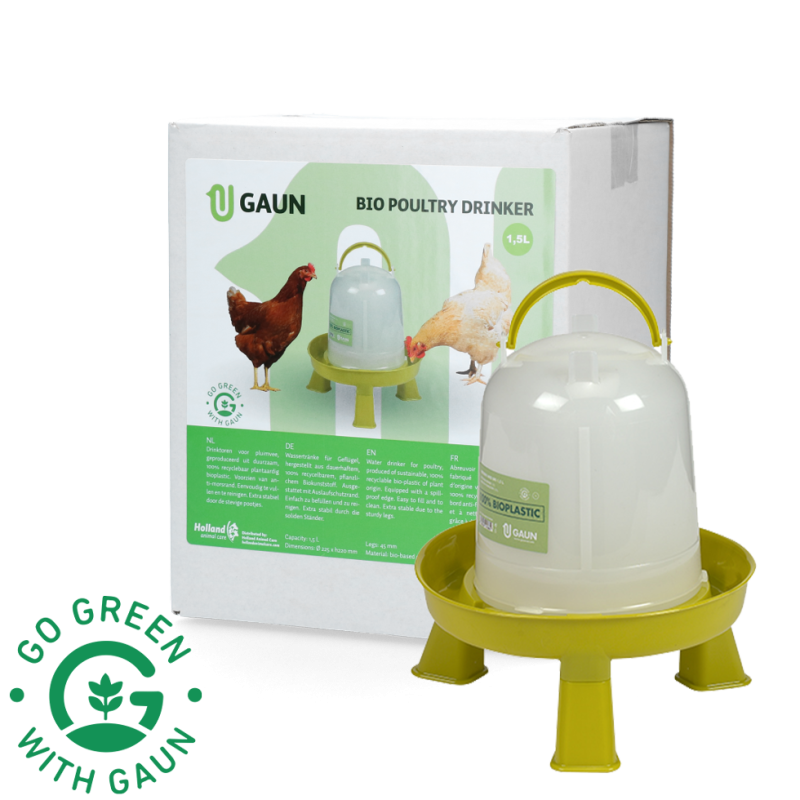 Gaun Drikkekar til fjerkræ med ben Bio Green Lemon 1,5 l L20cm Gaun Drikkekar til fjerkræ med ben Bio Green Lemon 1,5 l L20cm